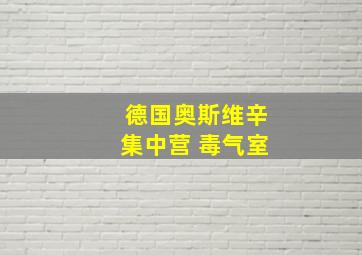 德国奥斯维辛集中营 毒气室